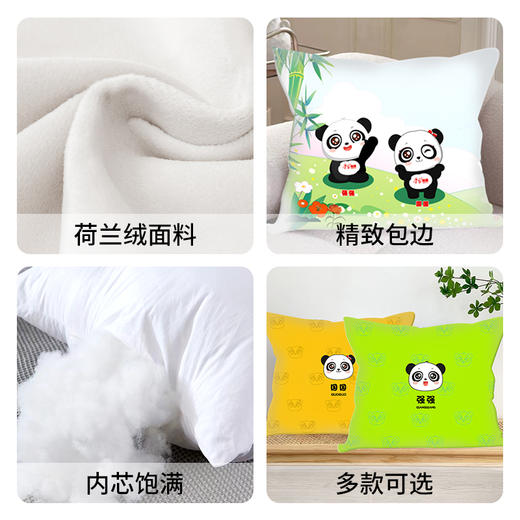 【学习强国】强强 国国欢乐时光方形抱枕45cm*45cm 商品图5