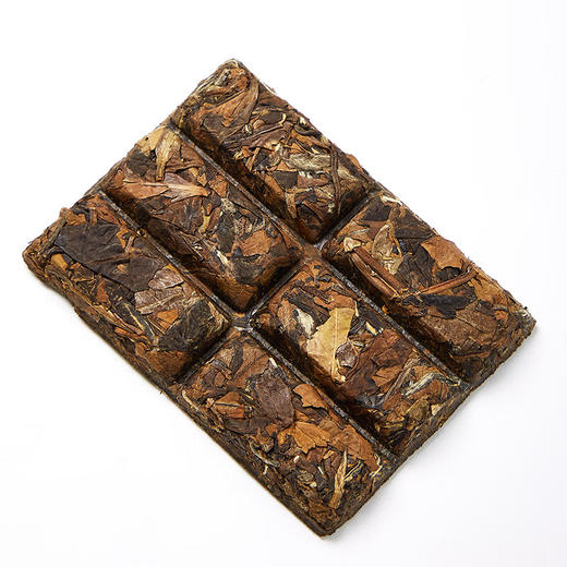 华祥苑 寿眉砖茶 福建白茶 如意四合 茶叶礼盒  240g 商品图2