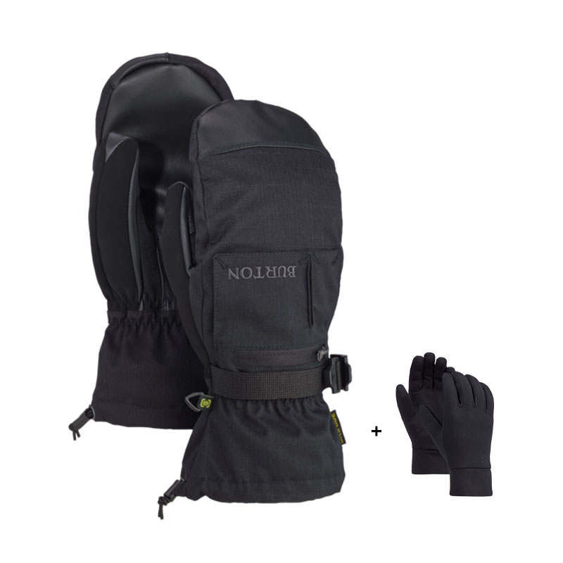 【断码六折】BURTON/伯顿 M BAKER 2 IN 1 MTT TRUE单板男款滑雪手套加绒手套含内衬防风保暖速干103831
