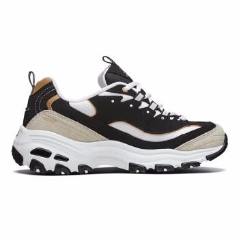 斯凯奇女鞋复古经典黑白熊猫鞋 66666228-WLGY 白灰 商品图1