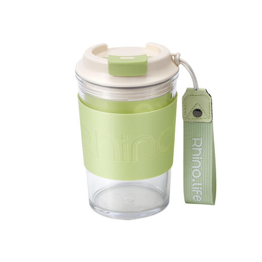 TD50201502-独角犀Rhinolife 塑料咖啡杯（tritan） 春绿色 商品图0