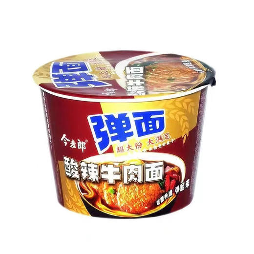 今麦郎弹面酸辣牛肉面泡面方便面 商品图0