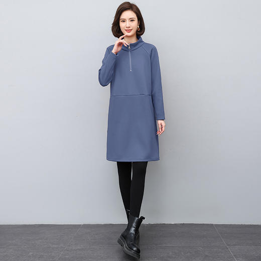 简约百搭，冬季加绒加厚连衣裙HR-WW6699 商品图6