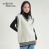 大英博物馆盖亚安德森猫系列羊毛针织V领毛衣马甲 商品缩略图0
