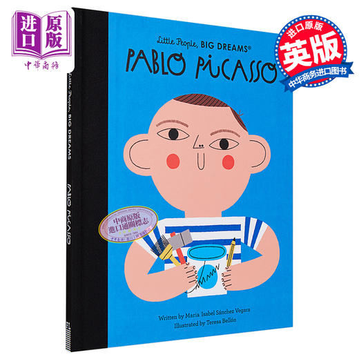 【中商原版】Little People, Big Dreams:Pablo Picasso 小人物大理想：毕加索（画家）英文原版 进口原版 Maria Isabel 商品图0