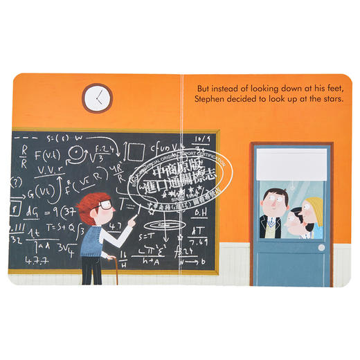【中商原版】Little People Big Dreams Stephen Hawking My First Stephen Hawking 小人物大理想初阶系列史蒂芬霍金纸板书 商品图5