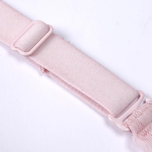 都市丽人B杯常规内衣蕾丝薄3/4杯文胸三排扣树脂胶圈LB22A3 商品图5