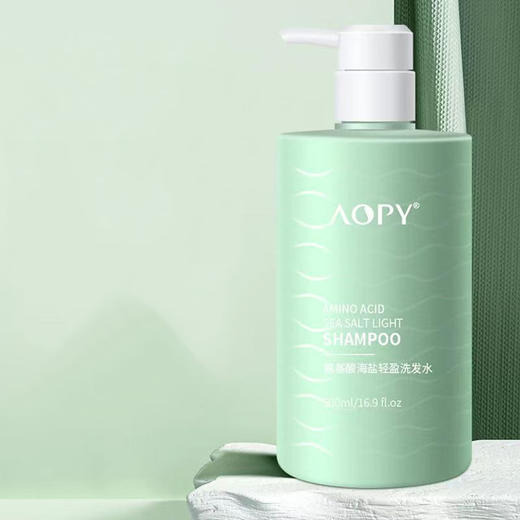 【自营】AOPY氨基酸海盐轻盈洗发水500ml 商品图4