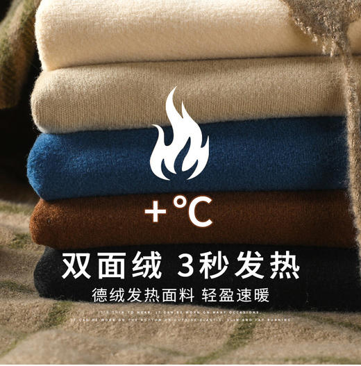 【德绒打底】纯色德绒堆堆高领打底衫女内搭秋冬季加绒加厚长袖打底衣紧身t恤 FS 000 1619 商品图2
