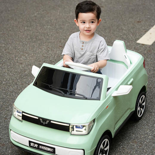贝多奇五菱宏光mini儿童电动车遥控汽车  BDQ 商品图5