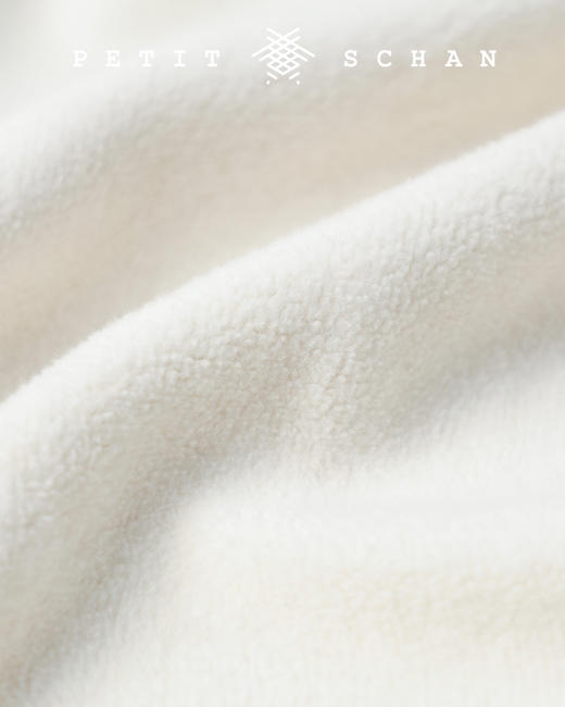 PETIT SCHAN小闪 CLO#149 little fluffy 毛绒绒 加厚加绒牦牛绒有机棉圆领厚卫衣/卫衣裙 商品图11