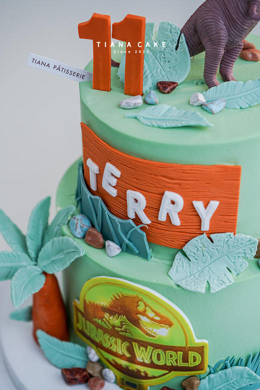 【纯手工翻糖定制】侏罗纪恐龙公园 商品图2