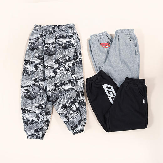【商场同款】
迪士尼童装满印时尚潮流男童休闲长裤春秋款儿童裤子 商品图2