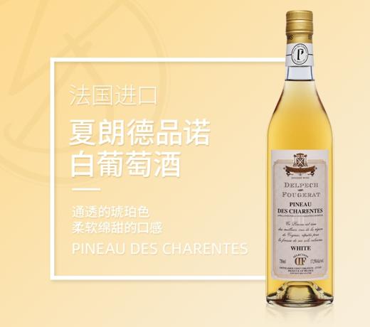【中欧班列直供】法国葡萄酒 威尼登佰喜夏朗德品诺白葡萄酒750ml/瓶  原装进口 商品图0