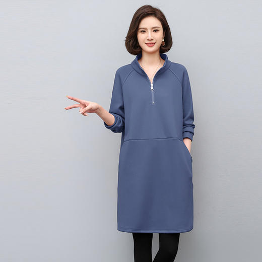简约百搭，冬季加绒加厚连衣裙HR-WW6699 商品图3