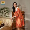 皇锦 真丝娃娃领长袖睡裙-共生系列HJ21431 商品缩略图0