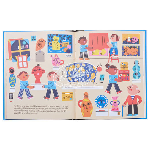 【中商原版】Little People, Big Dreams:Pablo Picasso 小人物大理想：毕加索（画家）英文原版 进口原版 Maria Isabel 商品图7