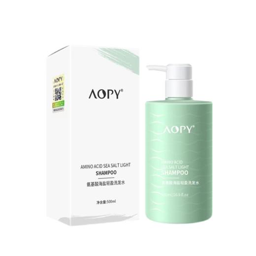 【自营】AOPY氨基酸海盐轻盈洗发水500ml 商品图0