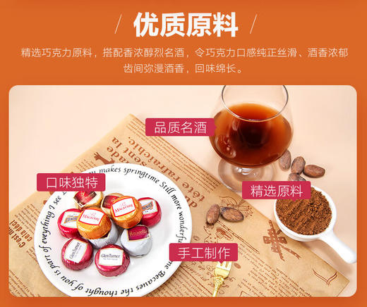 【中欧班列精选】比利时得多巧克力 原装进口得多木盒酒心巧克力 礼盒装 125g/盒 商品图6