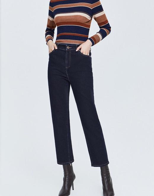 2楼朗姿liaalancy服饰22年新款冬装牛仔裤 商品图0