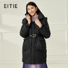 EITIE爱特爱冬季新款白鸭绒连帽百搭纯色女中长款羽绒服6811516 商品缩略图0