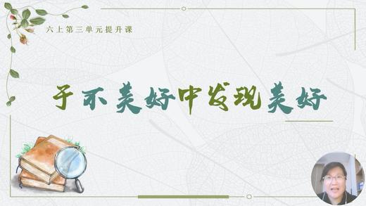 第三单元：提升课《于不美好中发现美好》指导课 商品图0