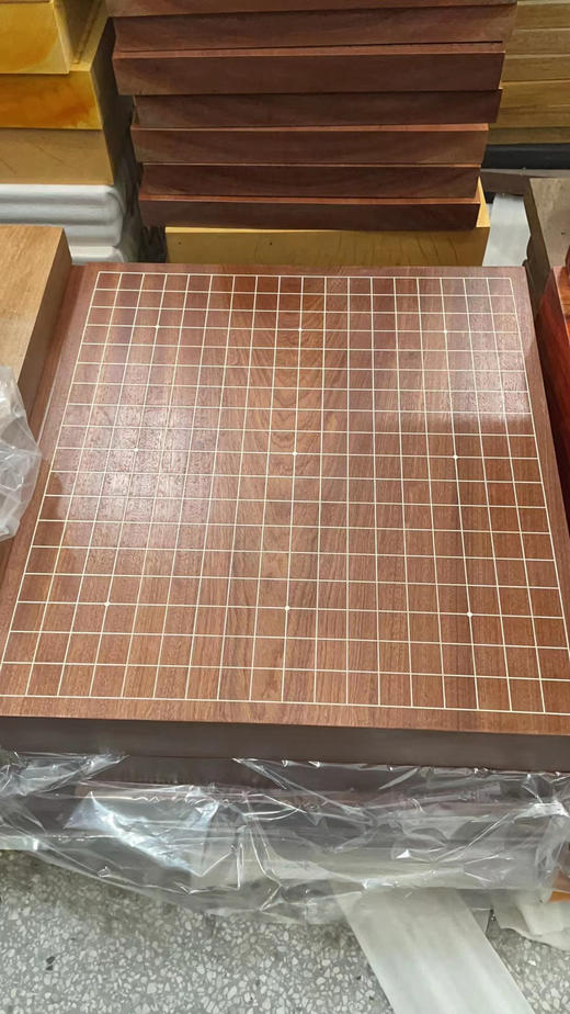 9cm厚独木缅甸红花梨棋盘 商品图5