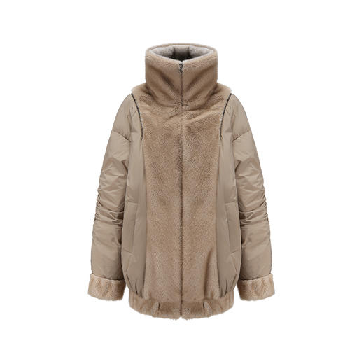   NUTH X 24ANS 联名系列 米棕色羽绒服正反两穿羽绒外套 商品图4