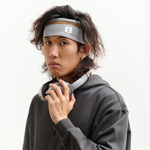 吃茶去chichaqu2022美利奴羊毛针织发带 商品图3