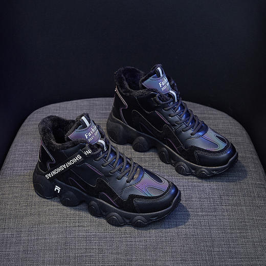 【服装鞋包】-新款学生运动鞋 高帮老爹女鞋  商品图4