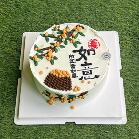 祝寿款  万“柿”如意 · 奶油蛋糕
