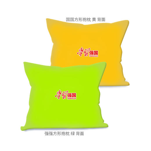 【学习强国】强强 国国欢乐时光方形抱枕45cm*45cm 商品图4