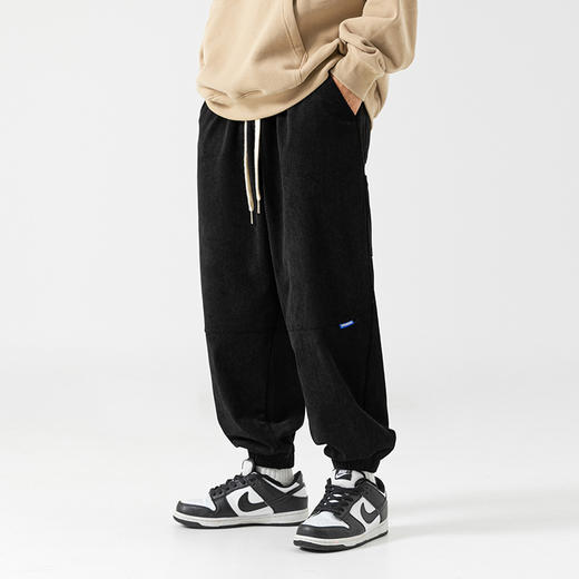 【春节不打烊】「三款配色！灯芯绒休闲裤」韩路日系男装 灯芯绒工装休闲裤男秋款拼接设计束脚裤子 商品图2