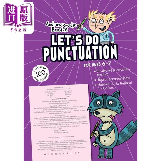 【中商原版】英国原版趣味少儿小学教辅 一起练标点符号 6-7岁 Let's do Punctuation for ages 6-7 儿童英文标点符号学习 商品图1