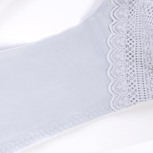 都市丽人内衣自然舒适A:中厚BC:薄蕾丝三排扣无钢圈3/4杯文胸LB22G2 商品图4