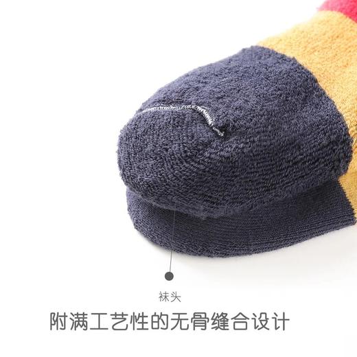 旭威秋冬季保暖加厚新款儿童袜子卡通精梳棉袜男女童宝宝中筒毛圈袜 四双装 商品图4