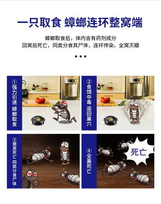 【限时折扣】日本Earth制药会社杀蟑饵剂12枚 *2 商品图2