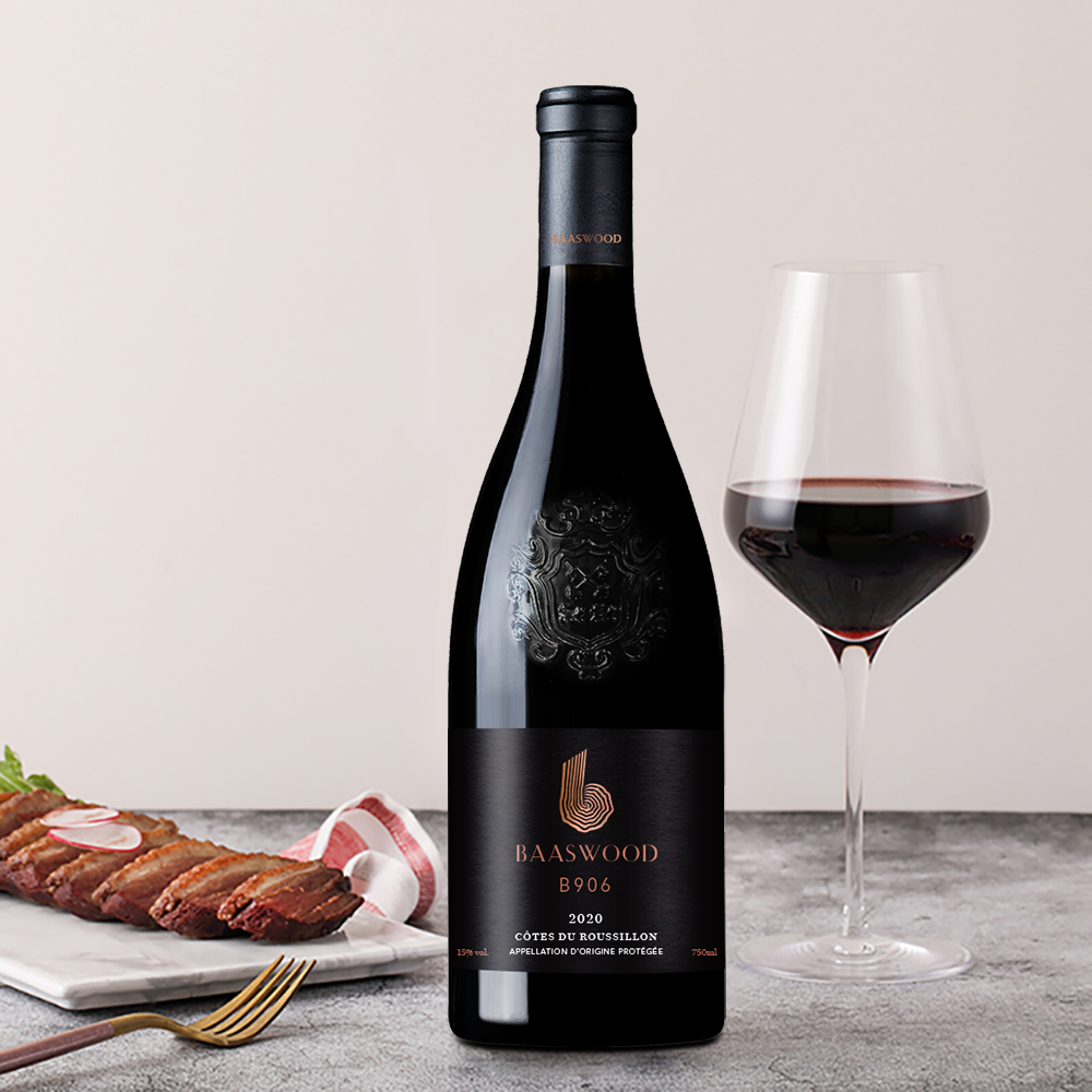 首彩 百事活B906红葡萄酒15度 750ml 法国·AOP原瓶原装进口伴手礼