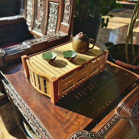 实木两用艺术食盒