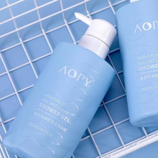 【自营】AOPY氨基酸海盐净透沐浴露500ml 商品图3