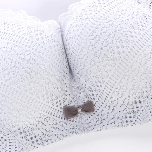 都市丽人内衣自然舒适A:中厚BC:薄蕾丝三排扣无钢圈3/4杯文胸LB22G2 商品图1