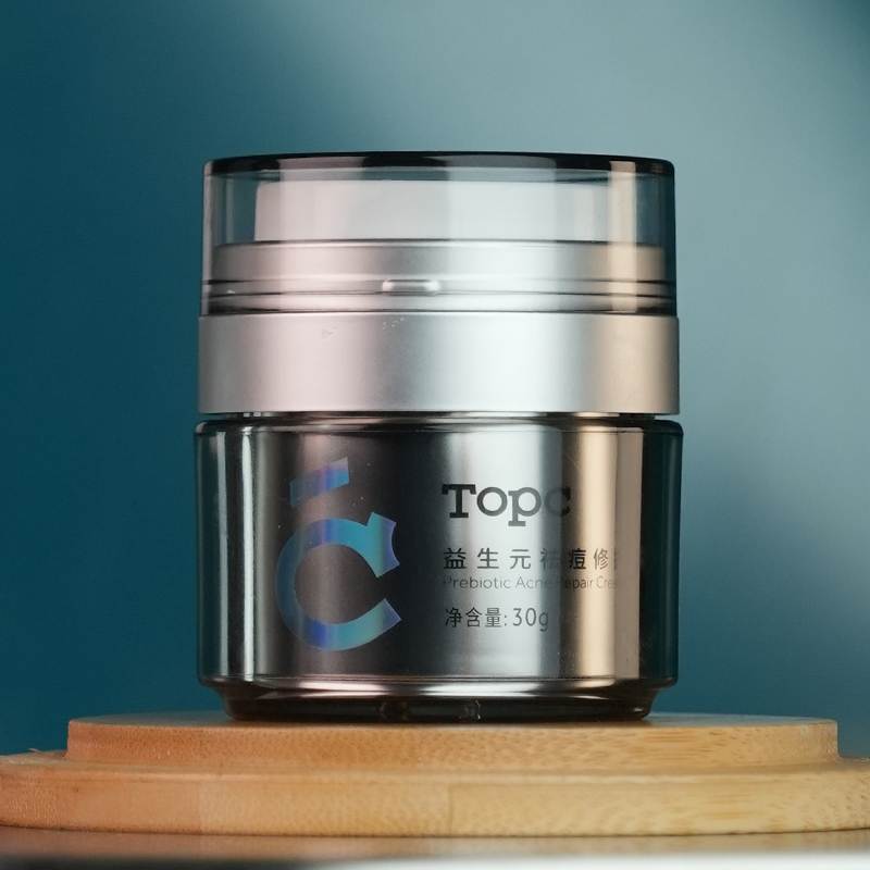 【TOPC益生元祛痘修护霜】祛痘膏历经17年研发可调理各种类型痘痘、粉刺 修护、调节肌肤微生态 舒缓红肿痒 所有肌肤可用 预防长痘 清洁毛孔垃圾 改善水油平衡 促进角质代谢 祛黑头 50g/罐