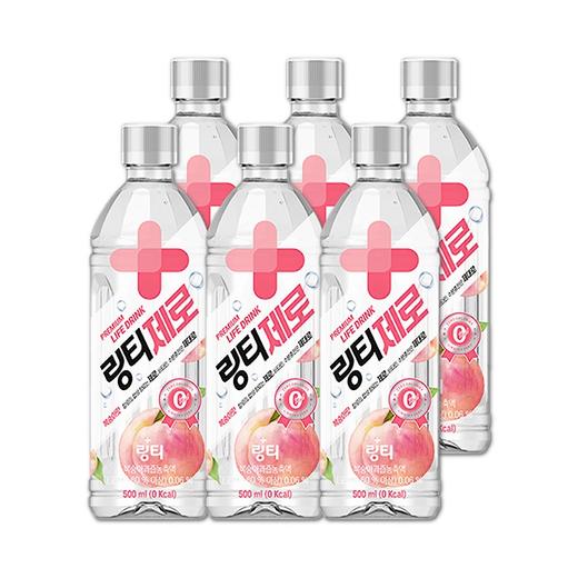 泠喝桃子味饮料500ml*6 商品图0