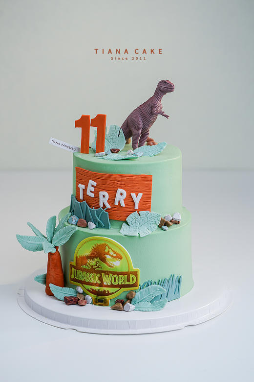 【纯手工翻糖定制】侏罗纪恐龙公园 商品图0