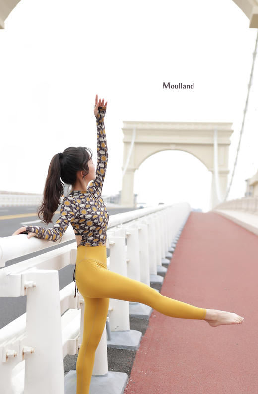 爆款好货 美背绑带长袖罩衫-蓝白•伞落 商品图4