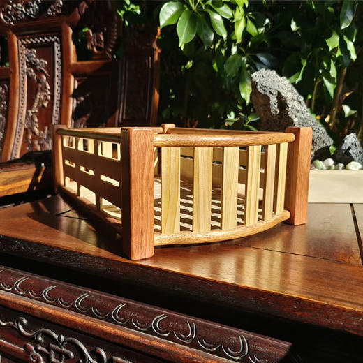 实木两用艺术食盒 商品图3