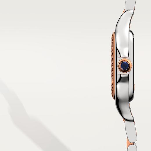 卡地亚 Cartier Panthère de Cartier腕表 小号 玫瑰K金 - 精钢色 石英 W3PN0006 商品图2