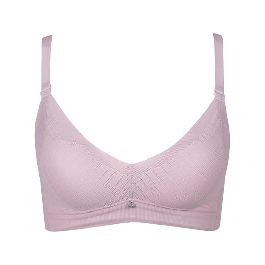 都市丽人内衣自然舒适A:加厚B:中厚棉感锁边三排扣树脂胶圈3/4杯常规文胸LB21A6 商品图0