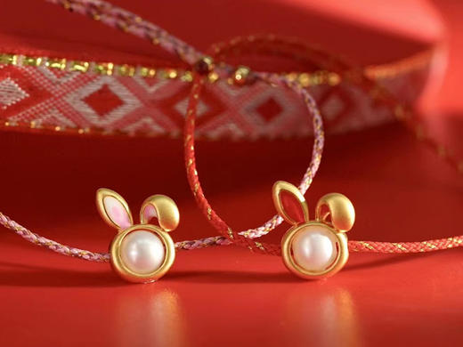 「 有钱兔 」足金转运珠手绳 商品图7