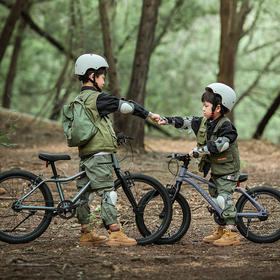 Mon Tresor 儿童自行车超轻男孩女孩中大童单车3岁新款萌兽童车骠骑